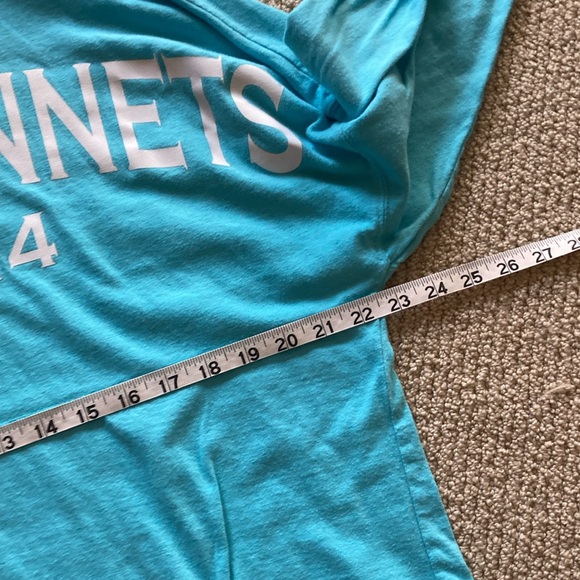 Pressbox Texas Bluebonnets Neon Blue Spirit Jersey Long Sleeve T-Shirt Small EUC - Picture 3 of 8